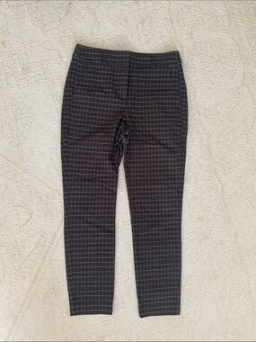 Windowpane Dress Pants - Cropped Tailored Fit